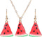 FUTIMELY 4 Pcs Strawberry Jewelry Set Red Strawberry Necklace, Strawberry Earrings, Strawberry Ring, Strawberry Bracelet Cute Food Fruit Charm Jew...