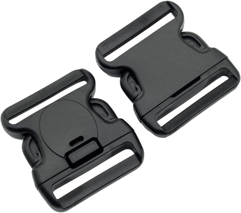 Replacement Buckle System for 2-1/4in Duty Belt, Triple Lock,2-Pack, Black...