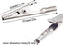 100 pcs Metal Alligator Clips 52 mm for Household Soldering and Electrical Test Tools...