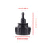 Inner 3/4 inch to Single 1/4 Pipe Joint with Four Black Strainer 6-Point Washers?Garden Irrigation System Used in Gardens,Lawns...