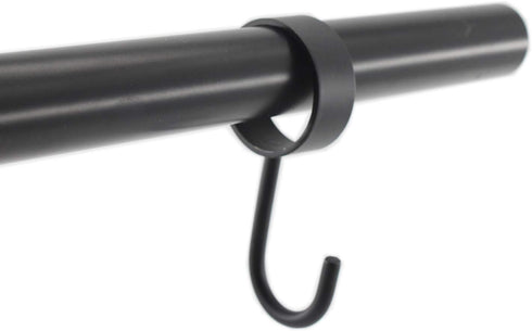Stainless Steel Closet Rod Hooks, Heavy Duty Utility Hooks for Hanging Pots,Pans,Mugs,Towels,Oven Mitts,Adjustable J Typed Kitchen Hooks Fit for 2...