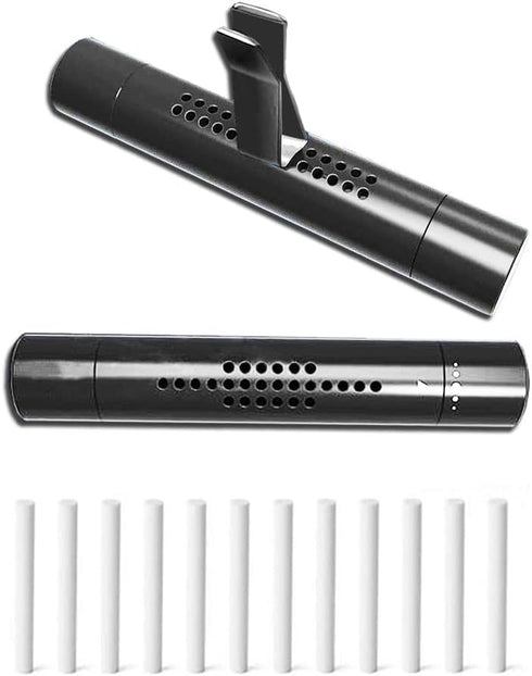 Car Diffuser Vent Clip Pack 2 and 12 Refill Sticks Essential Oil Diffuser Car Aromatherapy Reusable...
