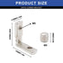 24pcs 2020 Aluminum Extrusion Connector Corner Bracket Joining 2020 Hardware T-Slotted Accessories V-Slot with Screws for 8020 Aluminum Profile 3D...