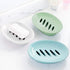 WYOK 2-Pack Soap Dish with Drain Plastic Sponge Holder Easy Cleaning Soap Saver Tray Caddy Keep Dry Stop Mushy for Shower Bathroom Kitchen(White)...