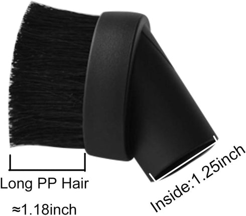 EZ SPARES 1 1/4 inch Universal Replacement for 32mm&35mm Vacuum Cleaner Brush Accessories PP Hair Brush Kit Vacuum Attachments Crevice Tool Kit...