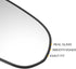 X AUTOHAUX Car Rearview Right Passenger Side Mirror Glass Replacement W/Backing Plate Heated White Glass for Honda Odyssey 2006-2008...