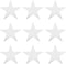 MECCANIXITY Star Cutouts Paper Five Star Confetti Cutouts for Birthday Party Classroom Wedding Bulletin Board Wall Decorations 5.9 Inches,(Silver)...