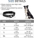 Reflective Dog Collar, Dog Collar, Heavy Duty Dog Collar, Adjustable Accessories Pet Collar for Small Medium Large Dogs (XL, Black)...