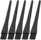 1.5 x 0.5cm Black Plastic Round Handle Anti Static ESD Brush 5 Pcs...