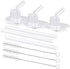 Marbe Replacement Straws for Thermos Funtainer 12 Ounce Bottle, 3 Pieces Straw Cleaning Brushes Safe to Use for Adult and Children stainless-steel...