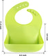 Silicone Bibs for Babies Toddler Set of 3, BPA Free, Soft Adjustable Waterproof Bibs for Feeding Essentials...