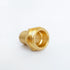 3/4" Barb x 3/4" Male GHT Thread Hex Brass Garden Water Hose Pipe Connector Copper Fitting with Stainless Clamp House/Boat/Lawn/Power Wash/Irrigat...