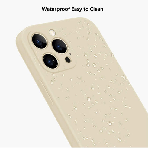 Liquid Silicone Case Compatible with iPhone 12 Pro Max 6.7 Inch, Slim Soft Comfortable Grip Anti Scratch Gel Rubber with Microfiber Liner Shockpro...