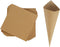 30 Pcs Kraft Paper Confetti Cones, 17x17cm(6.69x6.69inch) Wedding Confetti Cones...