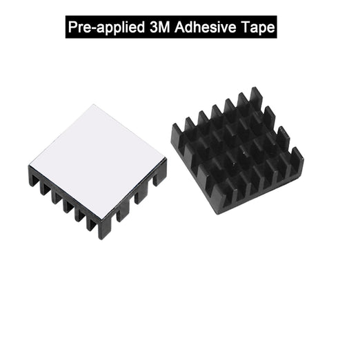 Raspberry Pi 4b Heatsink Kit Aluminum + Copper Pad Heat Sink Thermal Conductive Adhesive Tape for Cooling Cooler Raspberry Pi 4 Model B (8PCS)...