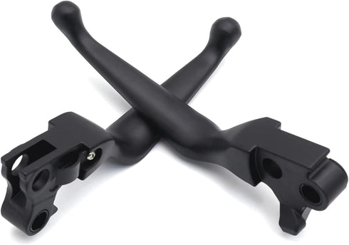 HTTMT MT241-027- Brake Clutch Hand Lever Compatible with Harley 1996-2003 XL/1996-2007 Dyna Touring/1996-2007 Softail Black...