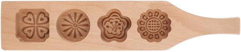Mid-Autumn Festival Mooncake Wood Pastry Making Bean Cake Ice Skin Baking Tools...