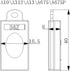 5Pcs Amplifier Storage Box with Plastic Battery Case Box Battery with Keychain...