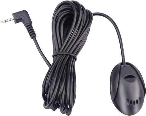 FingerLakes Mic 2.5mm External Microphone Assembly for Car Vehicle Head Unit Bluetooth Enabled Audio Stereo Radio Receiver GPS DVD with 3m Cable P...