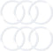 6 Pcs Universal Metal Rings Sticker Compatible for Magsafe Magnetic Wireless Charger iPhone 15 14 13 12 Pro Mini Max Galaxy, Ultra-Thin Car Charge...