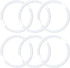6 Pcs Universal Metal Rings Sticker Compatible for Magsafe Magnetic Wireless Charger iPhone 15 14 13 12 Pro Mini Max Galaxy, Ultra-Thin Car Charge...
