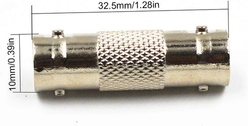 Lime2018 10PCS BNC Female to Female and DC Male to Male Connector 5.5mm x 2.1mm 12V 5A Power Cable Jack Adapter?DC Power Jack Plug Adapter and BNC...