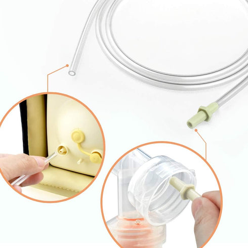 Maymom Breast Pump Kit Compatible with Medela Pump in Style Advanced Pump; 2xTwo-Piece 19mm Breastshield, 2 Valve, 4 Membrane, 2 Replacement Tubin...