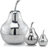Modern Day Accents 3863 Peral Small Polished Pear, Fruit Decor, Gifts, Tabletop, Silver Home Decor Centerpiece, Room Decor Aesthetic, Office Desk ...