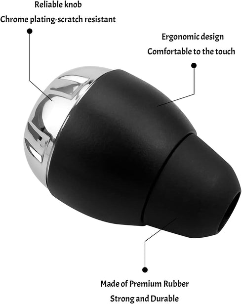 Car Gear Shift Knob Replace 68085312AB Fit for Jeep Wrangler JK 2011 2012 2013 2014 2015 2016 2017 2018 6 Speed Manual Transmission Shift Knob...