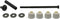 MOOG K700536 Suspension Stabilizer Bar Link Kit for Ford F-150...