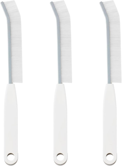3pcs Gap Cleaning Brush, Hard Bristle Crevice Cleaning Brushes Dead Corners Multifunctional Brushes Clip Brush 2-in-1 Skinny Detail Cleaner for Ho...