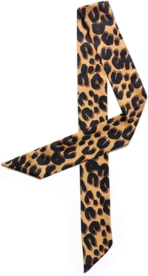 6pcs Creative Leopard Grain Series Bag Handbag Handle Ribbon Scarf Hair Head Band Neck Scarf Neckerchief Scarf Fashion Gifts...