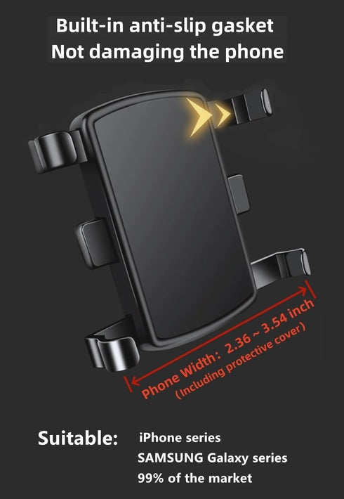 Rotating Cell Phone Holder Safe Driving 360° Rotating Multi-Functional Multi-Scene Dashboard Rearview Mirror Sun Visor Compatible with 4-7 inch Sm...