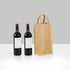 1Pack Jute Burlap 2 Bottle Wine Gift Tote Bags with Soft Cotton Handles Reusable for Wedding, Parties,Birthdays...
