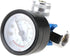 Air Pressure Regulator, Fydun 1/4” Spray Paint Gun Air Pressure Regulator Pressure Gauge Pneumatic Tool Accessory for Air Inlet Joint of Pneumatic...
