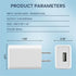 Wall Charger Cube 5V2A USB Power Supply Charging Block Universal Wall Plug Brick Portable Travel Fast Charger Power Adapter for iPhone, Samsung Ga...