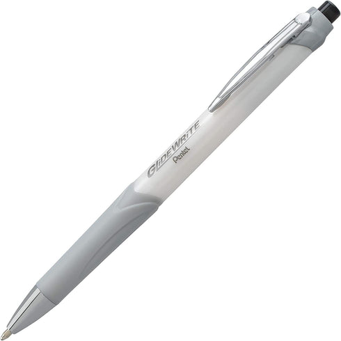 Pentel Glidewrite Signature Ballpoint Pen with Smooth TechniFlo Ink - 1.0mm Medium Point - 6-Pack of 3 Black Ink & 3 Blue Ink Pens...