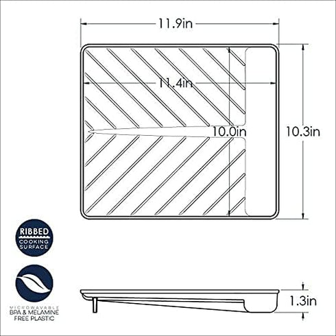 Nordic Ware Microwave Bacon Tray & Food Defroster...