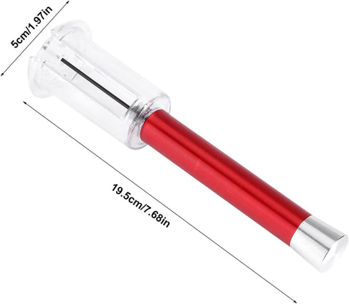 Easy Air Pump, Pressure Red Wine Bottle Opener Cork Openers Remover Corkscrew Tools Black Pneumatic Corkscrew,Cork Popper,Air Screw (Red)...