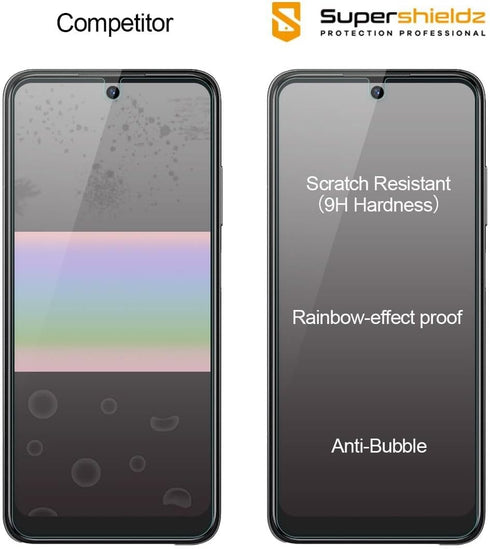 Supershieldz (2 Pack) Designed for Boost Mobile Celero 5G (2024) Tempered Glass Screen Protector, Anti Scratch, Bubble Free...
