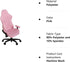 SARAFLORA Gaming Chair Covers Stretch Washable Computer Chair Slipcovers for Armchair, Swivel Chair, Gaming Chair,Computer boss Chair (Pink, X-Lar...