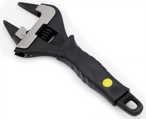 Extra Slim Jaw 6-Inch Adjustable Wrench,Large Opening -1.34-Inch Jaw Opening,Precise Jaw Design Grip in Tight Spaces...