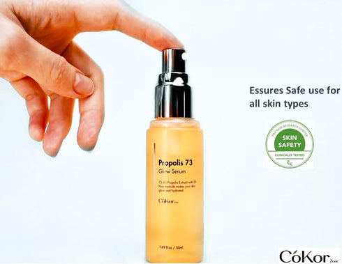 Propolis 73.4% Glow Serum - Large size 1.69 fl oz Korean Glass Skin Made in Korea Skin Care K-Beauty...