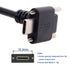chenyang USB 3.0 to USB C 90 Degree Angled Data Cable with Panel Mount Screw for Industrial Camera 5.0M...