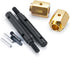 RCLIONS Steel Stub Axle with Brass Extended Wheel Hubs Hex +14mm for TRX4 1/10th RC Crawler Car...