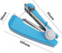 Handheld Sewing Machine, Mini Manual Sewing Machine Simple Operation Sewing Tools Portable Mending Machine Handy Needlework Tool, Random Color......