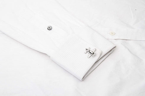 Propeller Plane Cufflinks (Silver)...
