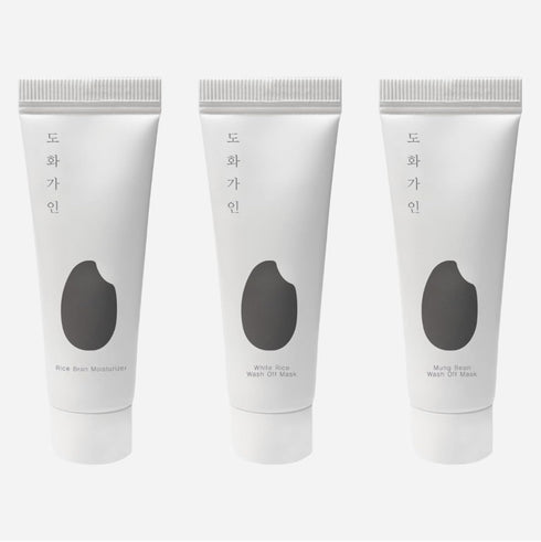 Travel Kit l Essential TSA Friendly Skincare Sample Set l Exfoliating Cleanser, Hydrating Toner, Moisturising Cream, 2 Wash Off Masks - Product of...