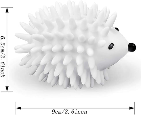 2pcs Silicone Hedgehog Laundry Balls, Anti-tangling and Stain-Removing Laundry Balls for Household and School Washing Machines...