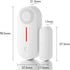 WiFi Door Window Sensor Alarm: WiFi Door Sensor with App Alerts, 120 dB Siren,Timed Arming and Disarming, Pool Alarm for Kids Safety, Window Alarm...